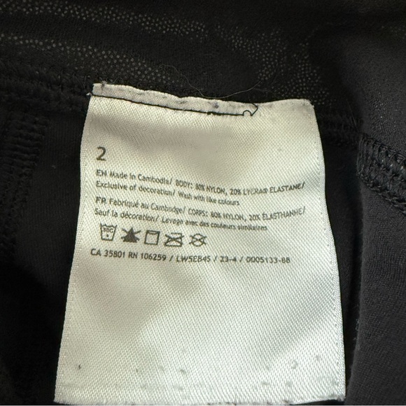 Lululemon Align High Rise Pant 25” *Shine Radiate Foil Print Black Size 2 - Picture 5 of 6